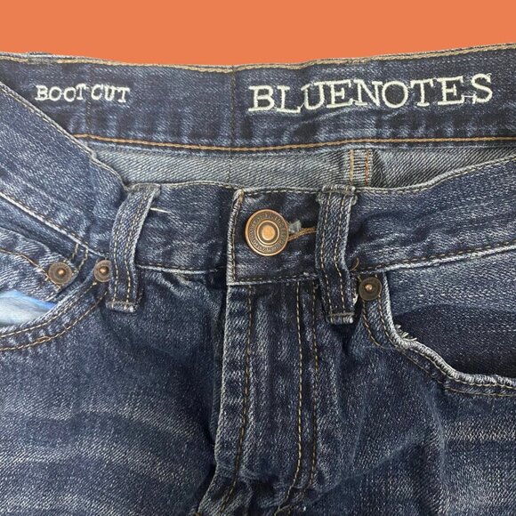 Bluenotes Distressed High-Rise Denim Shorts – Dark Wash, Women’s Size 28 - Picture 8 of 9